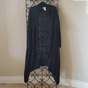 ‎SOFT SURROUNDINGS Black Duster Cardigan - Small